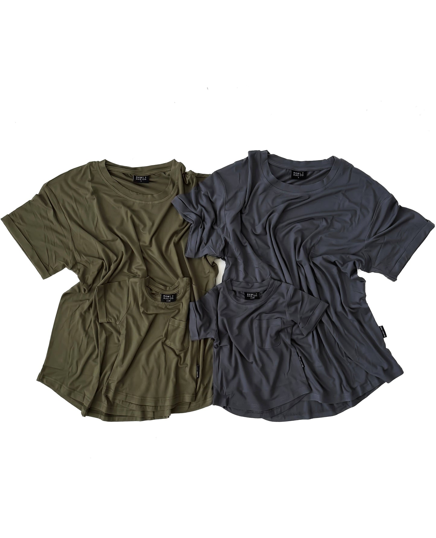 Bamboo Pocket Tee - STORM