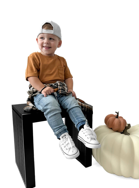 Bamboo Pocket Tee - CARAMEL