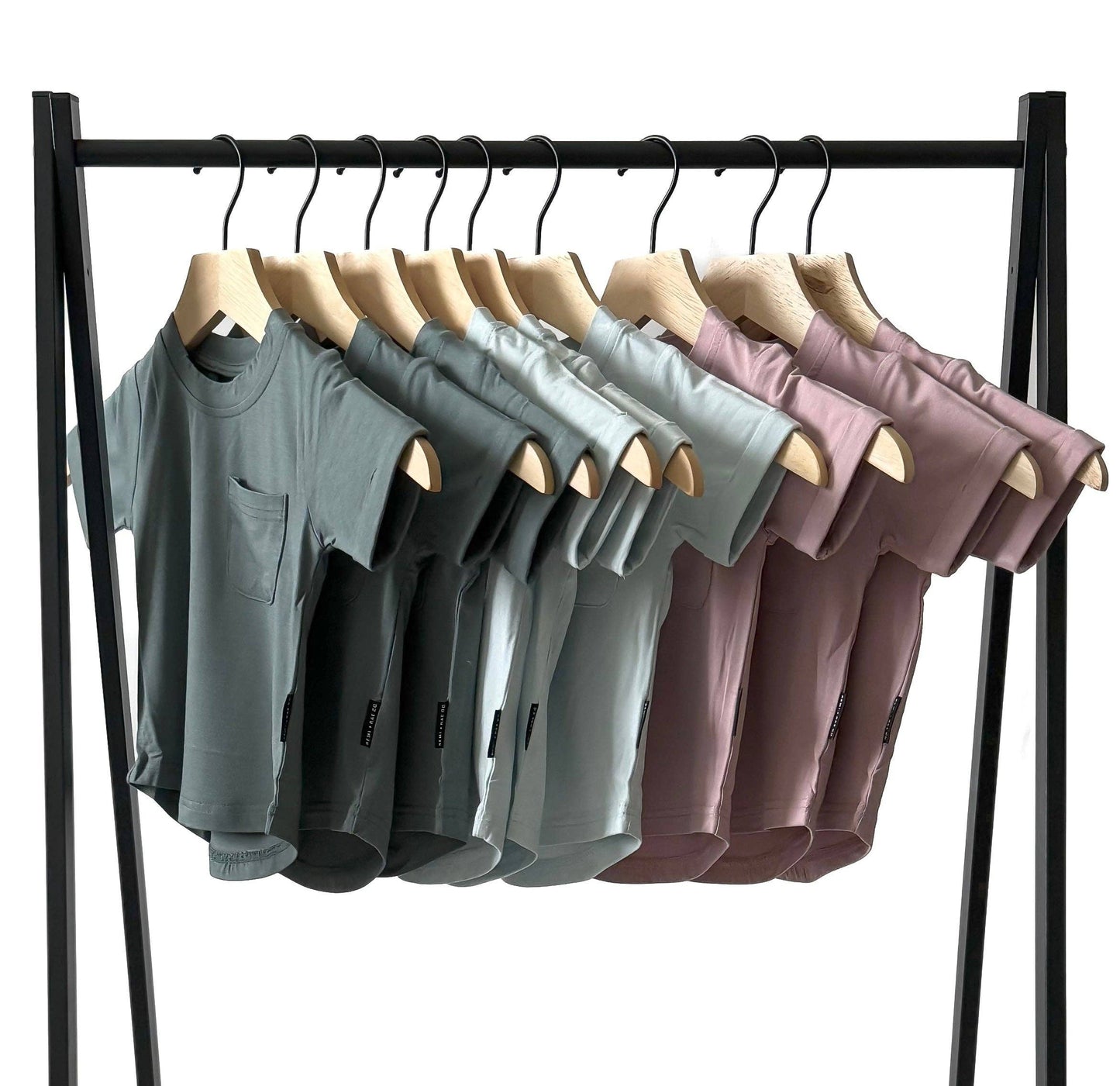 Bamboo Pocket Tee - DESERT ROSE