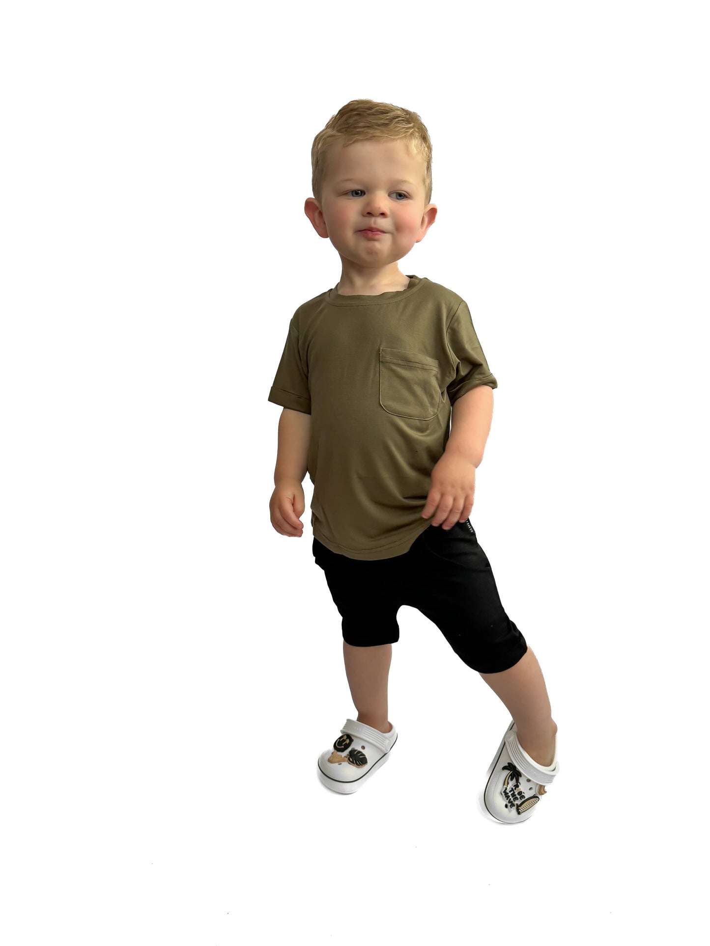 Bamboo Pocket Tee - PINE