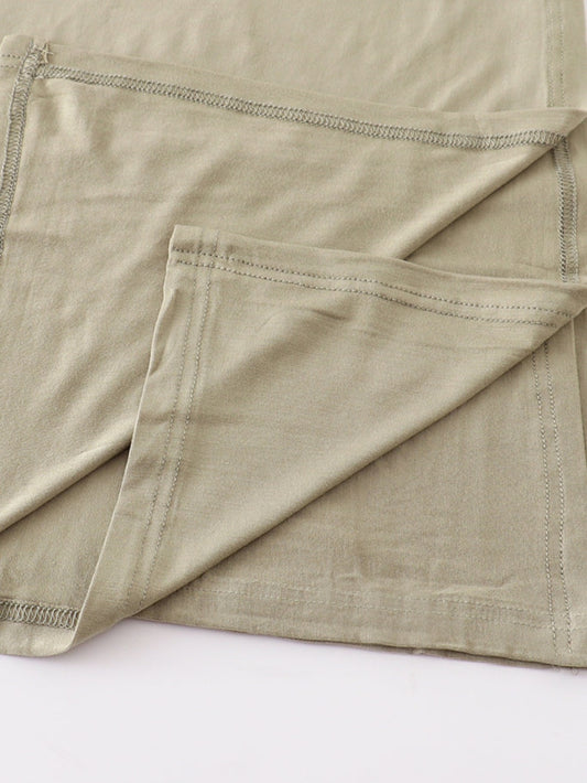 Bamboo - Baby Swaddle Blanket Olive