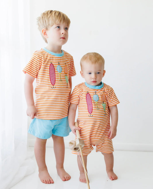 Fishing Lure Applique Romper