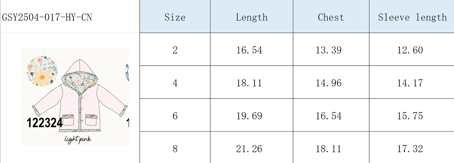 Pink floral print ruffle quilted jacket