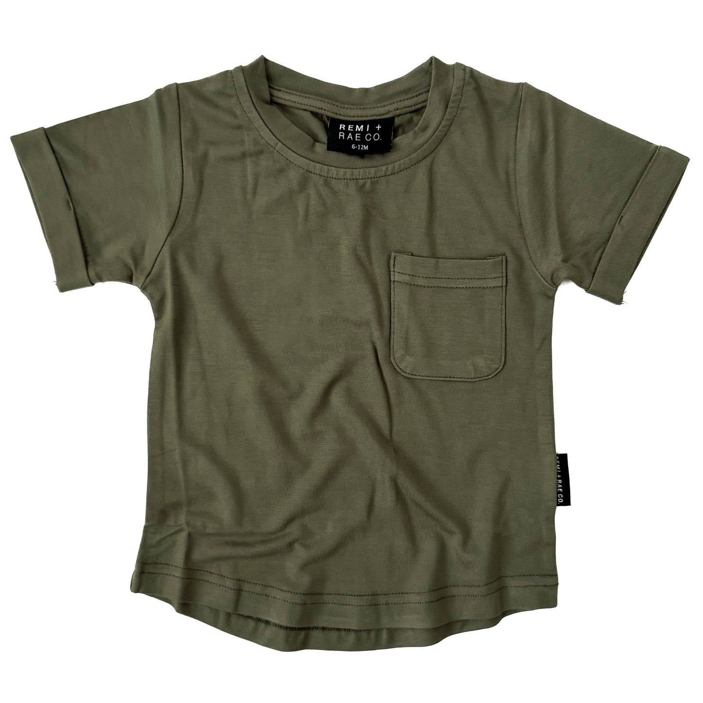 Bamboo Pocket Tee - PINE