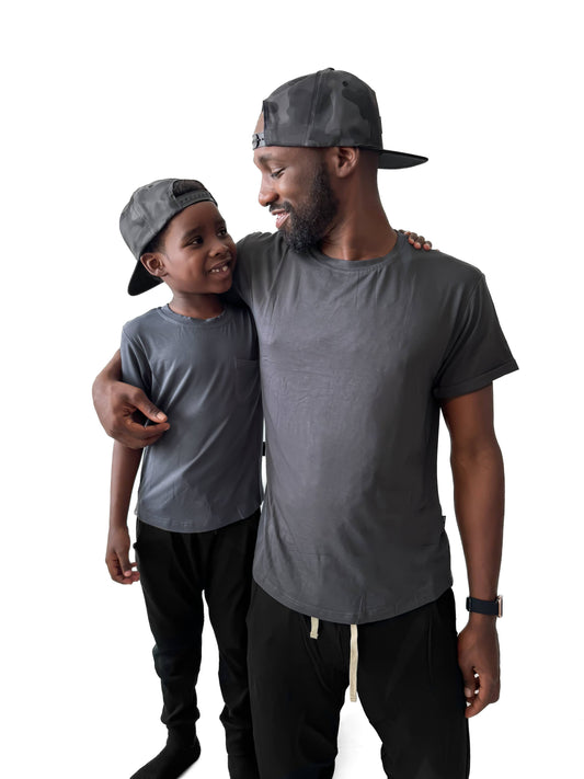Bamboo Pocket Tee - STORM