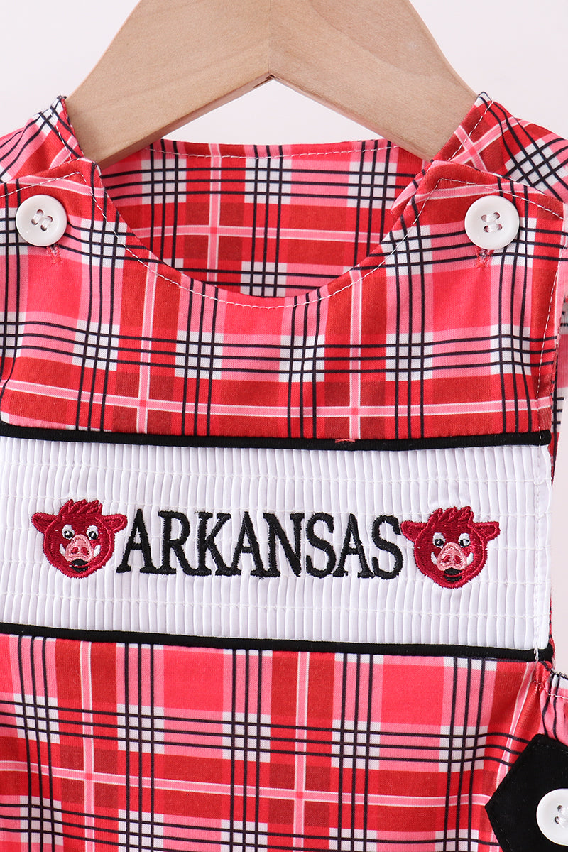 Arkansas smocked plaid jonjon