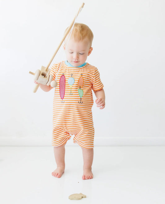 Fishing Lure Applique Romper